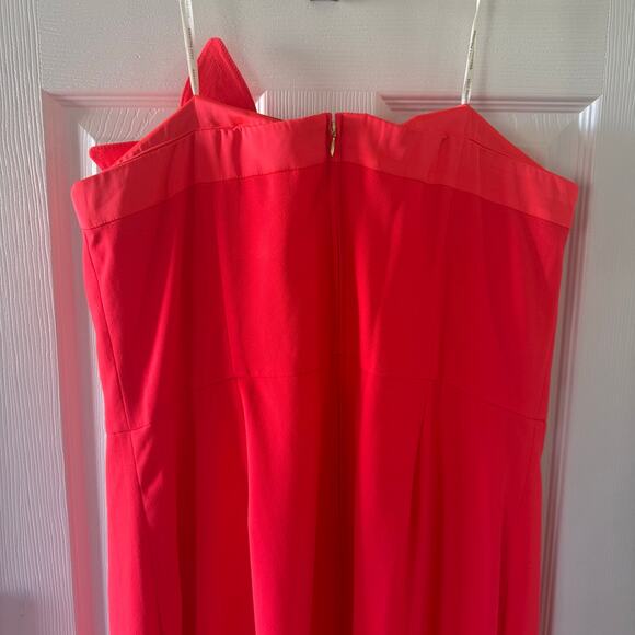 NWT Lilly Pulitzer Anasophia Rosette Strapless Maxi Dress Sz 16 Cane Coral Pink - Picture 13 of 13